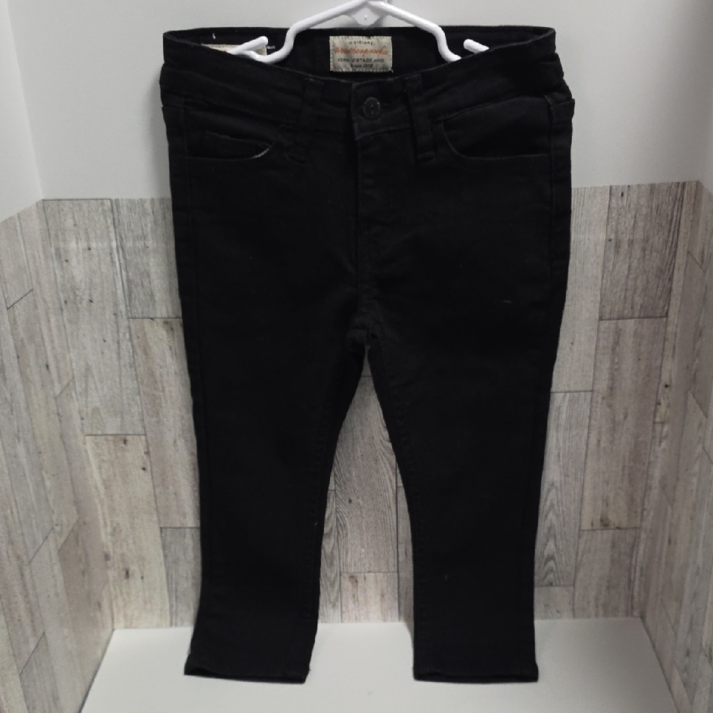 NWOT Weatherproof Vintage 3T Black Slim-fit Jeans